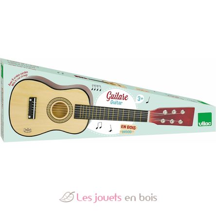 Guitarra de madera natural V8358 Vilac 5