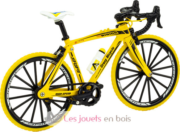 Bicicleta en miniatura articulada amarillo UL-8359 Jaune Ulysse 1