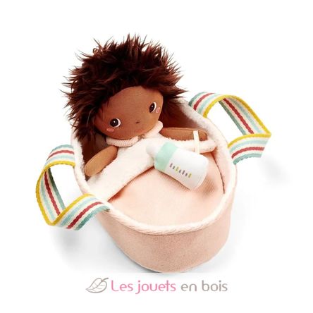 Muñeca de tela Misha con capazo LL83723 Lilliputiens 1