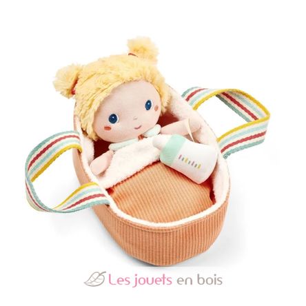 Muñeca de tela Méla con capazo LL83724 Lilliputiens 1