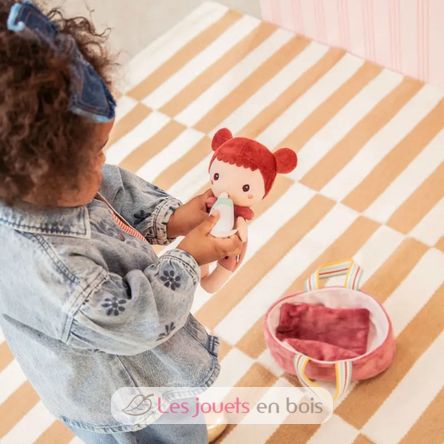 Muñeca de tela Mio con capazo LL83725 Lilliputiens 2