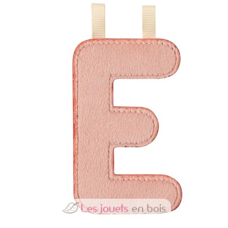 Letra E rosa fosforescente LL83865 Lilliputiens 1