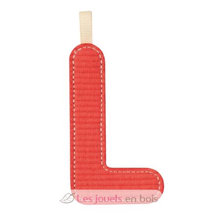 Letra L roja fosforescente LL83873 Lilliputiens 1
