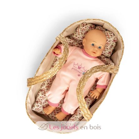 Moisés de mimbre para muñeca 50 cm As-84140 ByAstrup 2