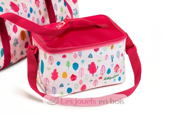 Bolsa isotérmica de picnic roja de 24 x 17 x 15 cm LL-84415 Lilliputiens 2