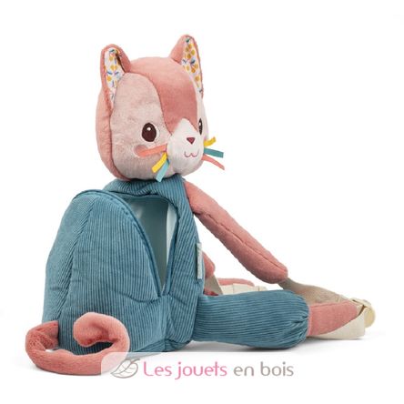Mochila suave Jeanne la gata LI-84487 Lilliputiens 3