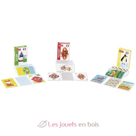 Set de 3 juegos de cartas JJ8452 Jeujura 3
