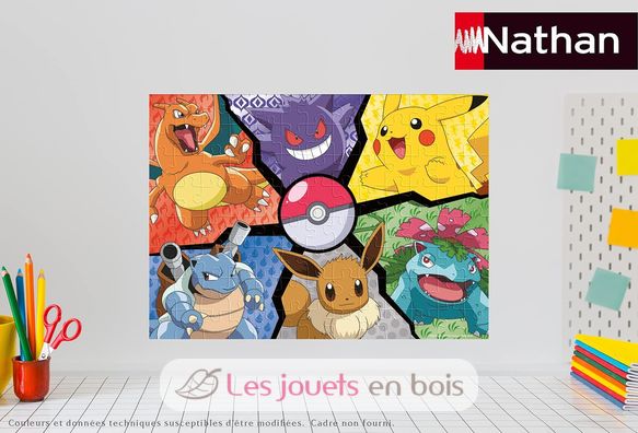 Puzzle Pikachu, Evoli y compañía 100 piezas N86188 Nathan 4