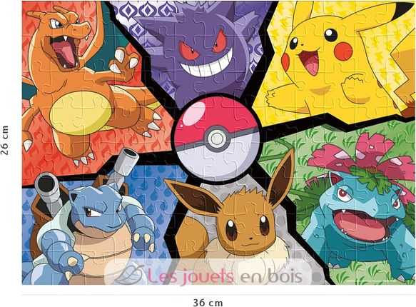 Puzzle Pikachu, Evoli y compañía 100 piezas N86188 Nathan 3