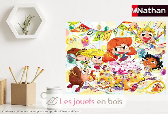 Puzzle Mortelle Adèle 150 piezas N86198 Nathan 4