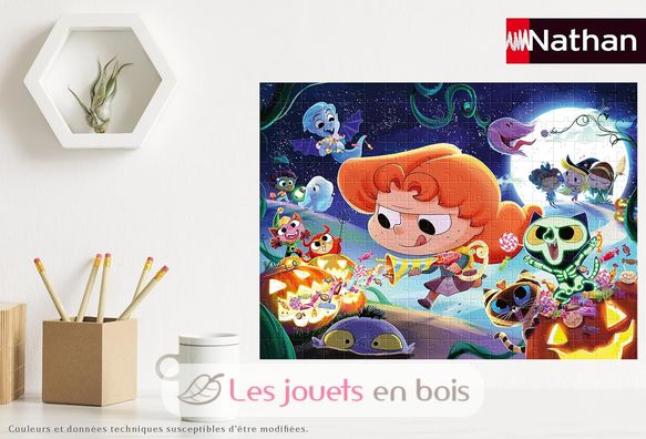 Puzzle Halloween con Mortelle Adèle 250 piezas N86199 Nathan 3