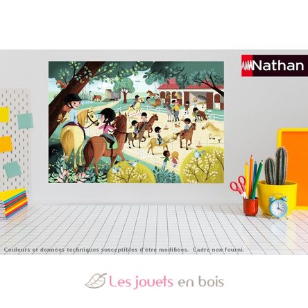 Bienvenido al Centro Ecuestre Puzzle 60 piezas N866267 Nathan 5