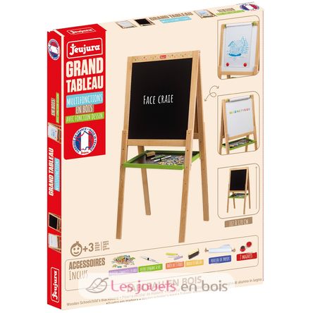 Pizarra escolar de madera con papel de dibujo JJ8763 Jeujura 3