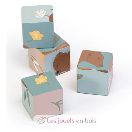 Carro con cubos puzzle animales SE87857 Sevi 2