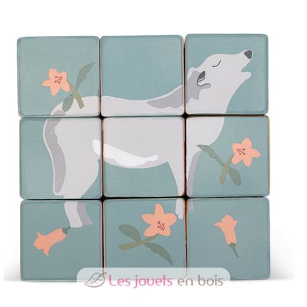 Carro con cubos puzzle animales SE87857 Sevi 3
