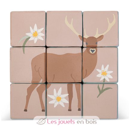 Carro con cubos puzzle animales SE87857 Sevi 4