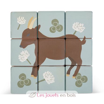 Carro con cubos puzzle animales SE87857 Sevi 7