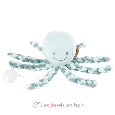 Pulpo Poulpe Musical vert de gris NA879255 Nattou 1