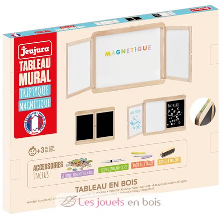 Pizarra magnética con dos paneles JJ8807 Jeujura 3