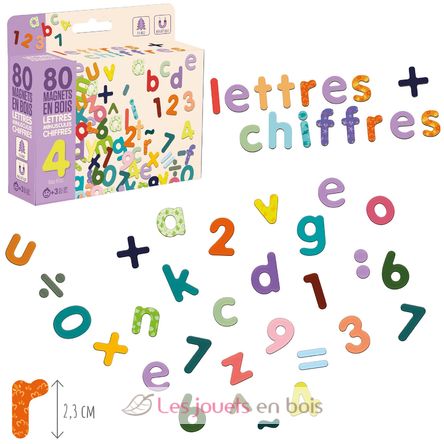 Imanes del alfabeto minúsculas y números JJ8967 Jeujura 2