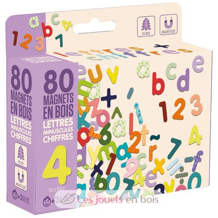 Imanes del alfabeto minúsculas y números JJ8967 Jeujura 1