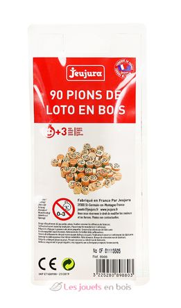 90 piezas de lotería JJ021-2356 Jeujura 3