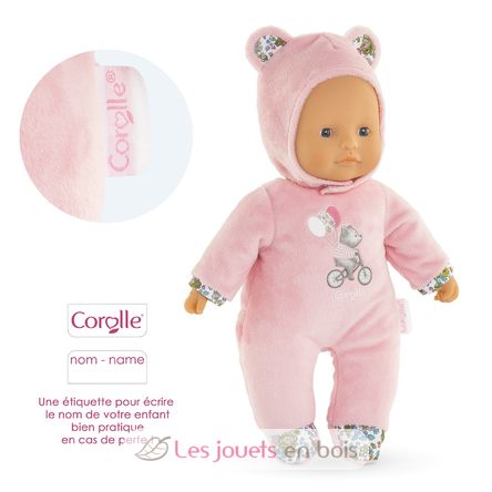 Muñeca Pti' Coeur oso rosado CO-9000100700 Corolle 5