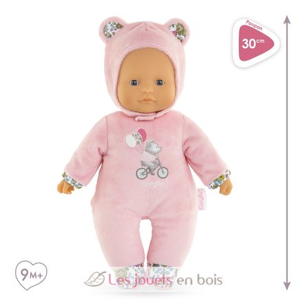 Muñeca Pti' Coeur oso rosado CO-9000100700 Corolle 6