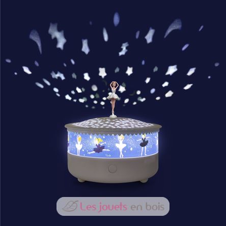 Luz nocturna con proyector de estrellas Bailarina TR9011 Trousselier 2