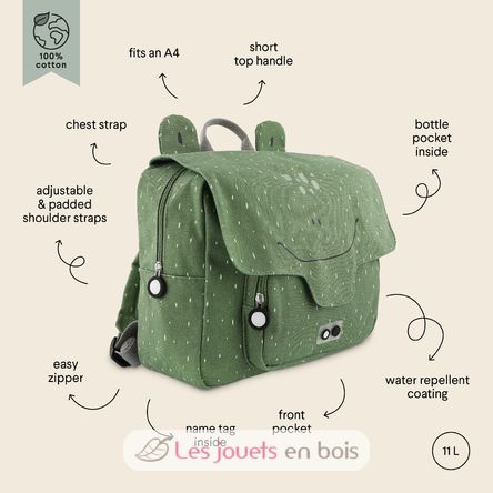 Mochila escolar Mr Frog TX-91-221 Trixie 3