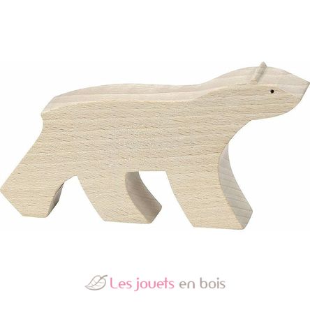 Pompón de Oso Blanco V9103A Vilac 1