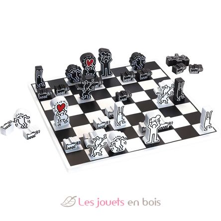 Juego de ajedrez Keith Haring V9221 Vilac 3