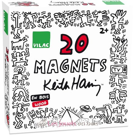 Coffret 20 imanes Keith Haring V9226 Vilac 3