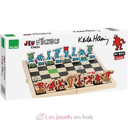 Juego de ajedrez Keith Haring V9229 Vilac 5