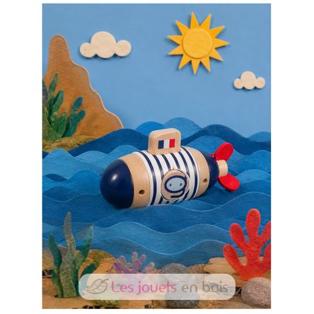 Submarino apilable de madera V9317 Vilac 4