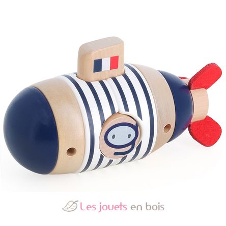 Submarino apilable de madera V9317 Vilac 1