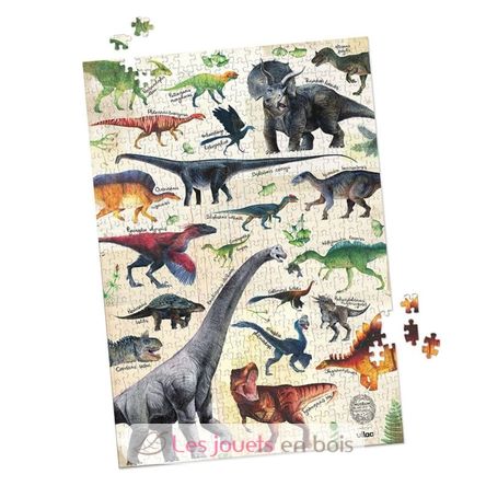 Puzzle de dinosaurios 500 piezas V9625 Vilac 3