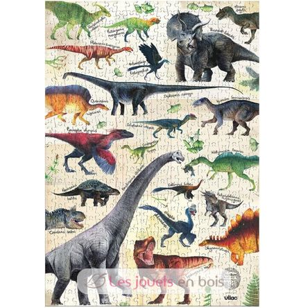 Puzzle de dinosaurios 500 piezas V9625 Vilac 2