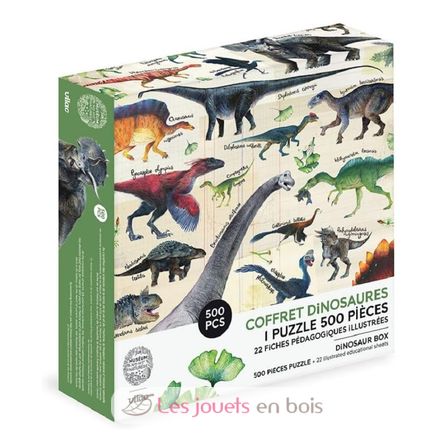 Puzzle de dinosaurios 500 piezas V9625 Vilac 1