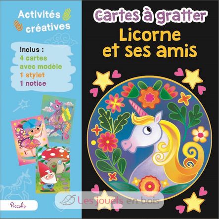 Scratch Art Unicornio y amigos PI-6613 Piccolia 1