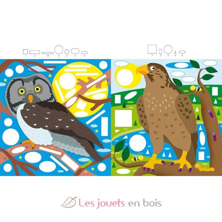 Coloridas pegatinas - Las aves rapaces PI-7248 Piccolia 2