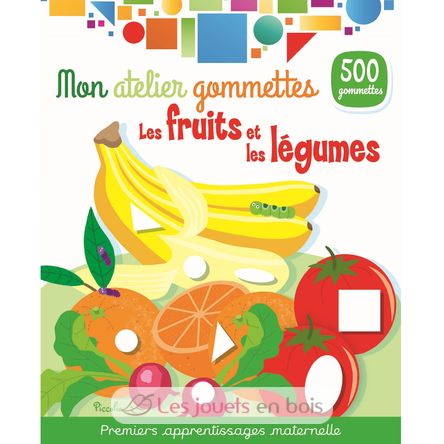 Coloridas pegatinas - Frutas y verduras PI-7249 Piccolia 1