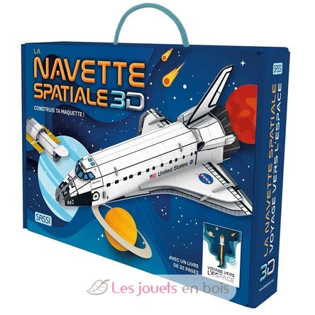 Construye tu transbordador espacial en 3D SJ-315129 Sassi Junior 1