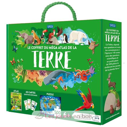 Mega Atlas de la Tierra SJ-5530 Sassi Junior 1