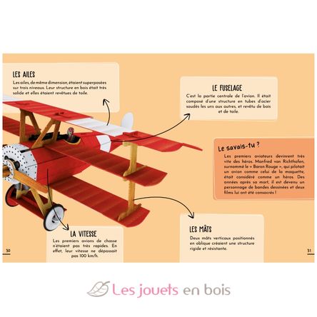 Libro y maqueta El avión 3D SJ-604394 Sassi Junior 4