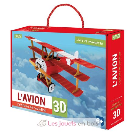 Libro y maqueta El avión 3D SJ-604394 Sassi Junior 1