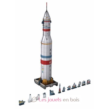 Construye tu cohete espacial en 3D SJ-304253 Sassi Junior 4