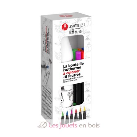 Botella isotérmica para colorear Snoopy 500ml A-4379 Les Artistes Paris 3