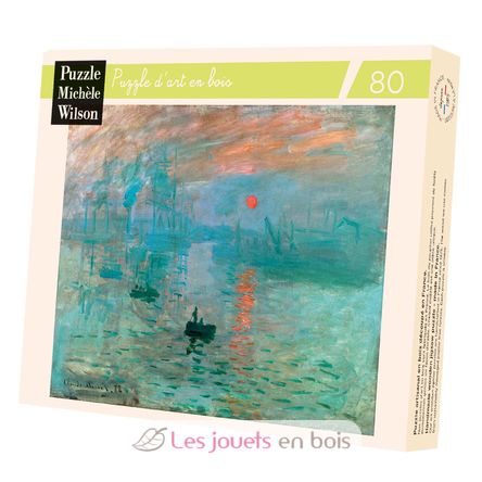 Impresión, sol naciente de Monet A1100-80 Puzzle Michèle Wilson 1