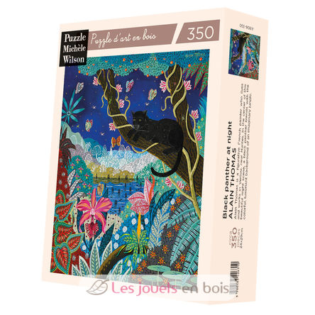 Pantera negra de noche de Alain Thomas A1106-350 Puzzle Michèle Wilson 1